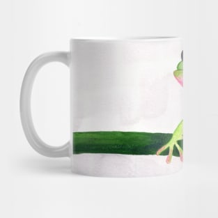 Cuttle little frog on a branch Mug